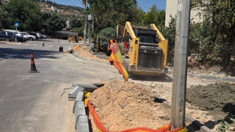 התחלנו בביצוע עבודות שדרוג ברחוב האצ"ל