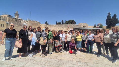 יצאנו עם כיתות הוותיקים לטיול מרגש בירושלים