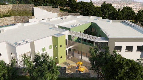 עבודות השיקום והחידוש בבית הספר גוונים נמצאות בשלבי הסיום האחרונים